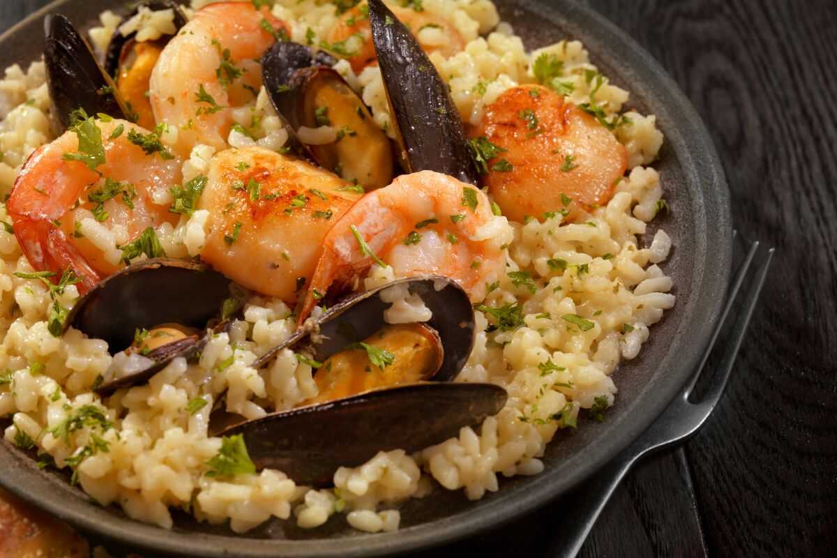 Risotto ai Frutti di Mare at La Gritta Italian Restaurant Patong Phuket