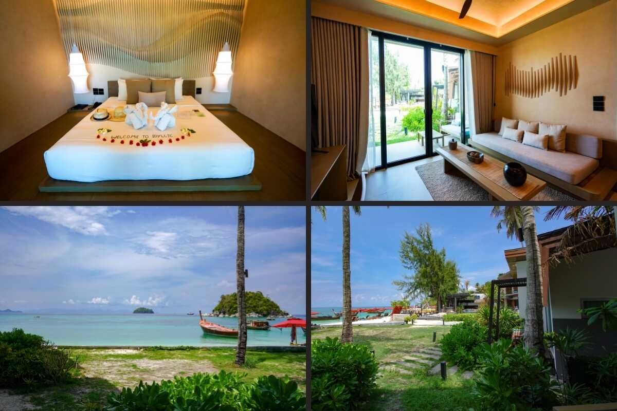 Idyllic Concept Resort Room – Spacious Bedroom with Beach View Balcony