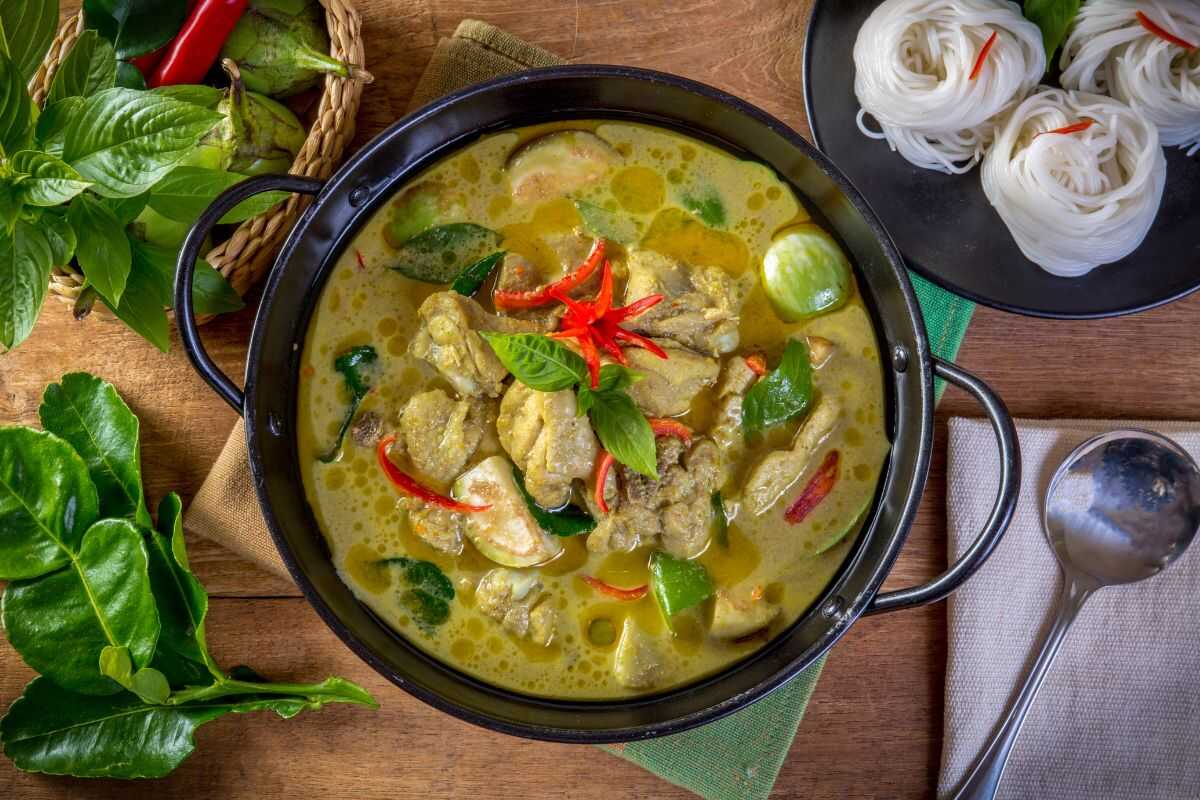 Authentic Thai dishes prepared during a Phuket cooking class