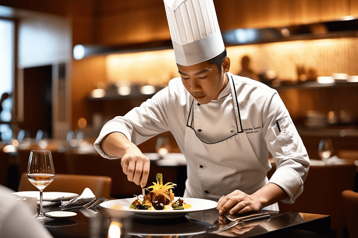 21 Sensations Article Images (1) chef preparing food at one of the best restaurants in Phu Quoc