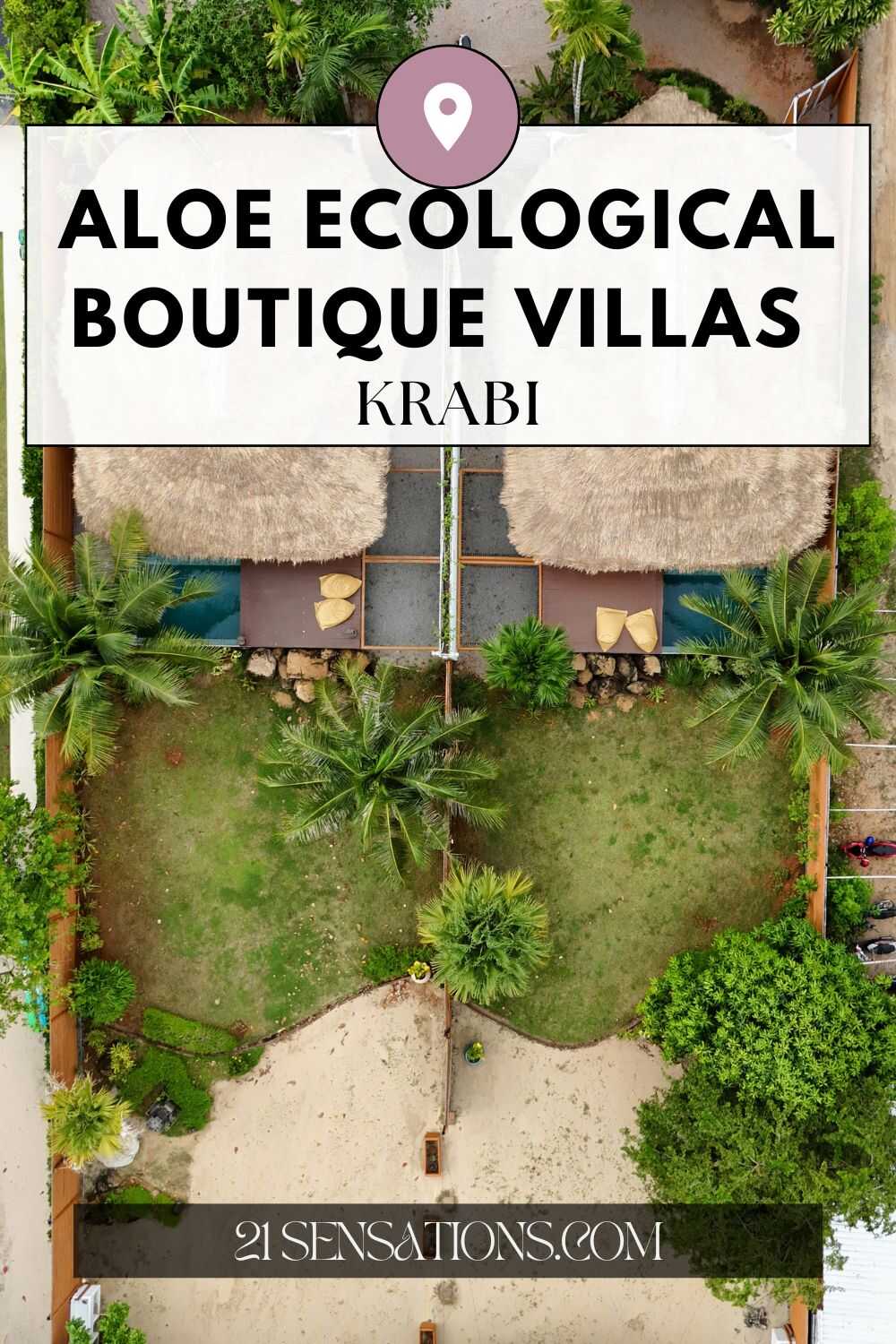 ALOE Ecological Beach Villas Thailand – Drone vew of Aloe Beach Villas