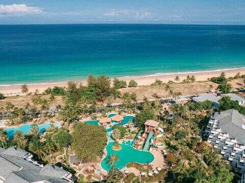 Thavorn Palm Beach Resort Phuket Drone View