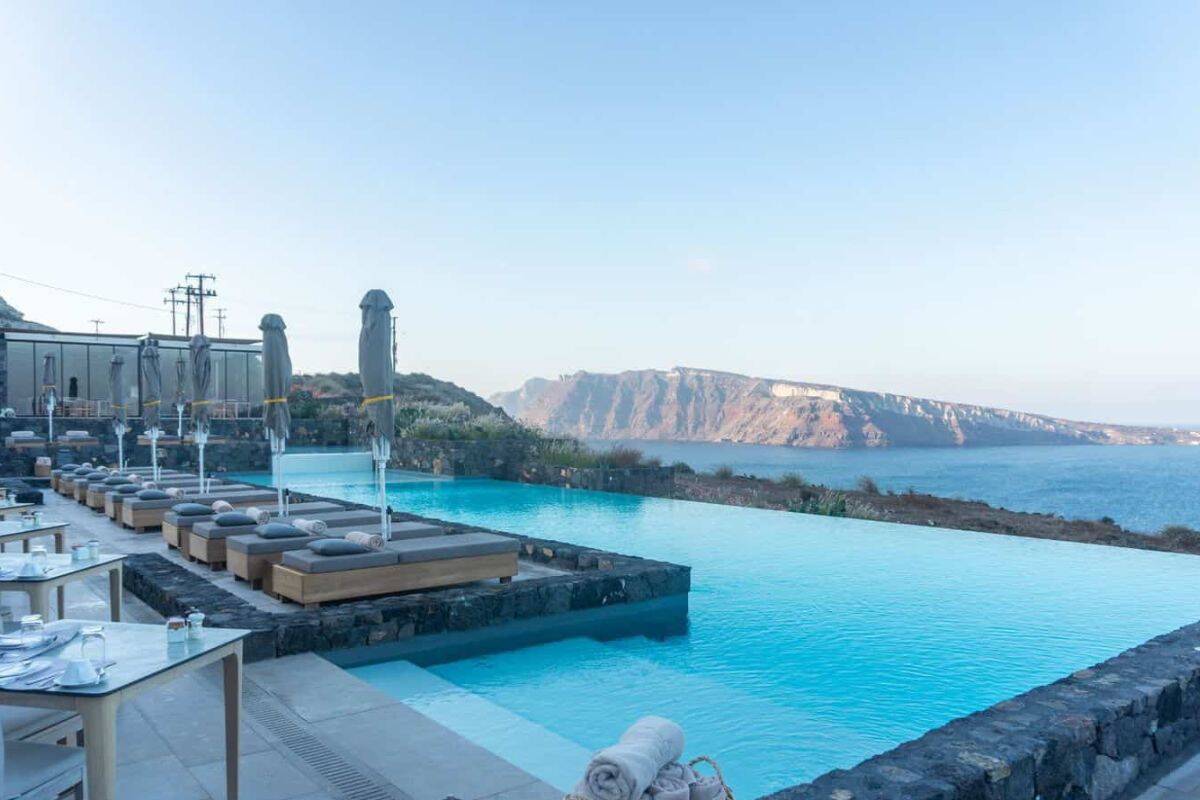 Luxury Hotel Santorini Swimming Pool