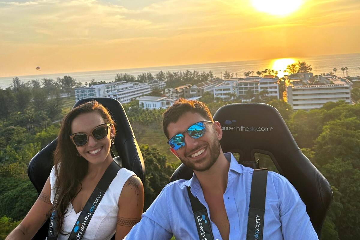 Dinner in the Sky Phuket – Romantic Dining 50 Metres Above the Andaman Sea