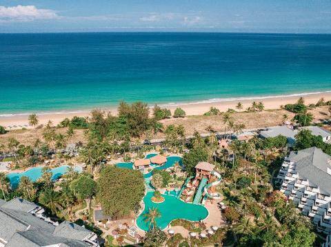 Thavorn Palm Beach Resort Phuket Drone View